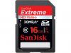 Card memorie sandisk sd card 16gb extreme hd