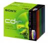 Sony cd-r 80 min 700mb mixed colour slimcase, pachet