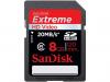 Card memorie sandisk sd card 8gb extreme hd