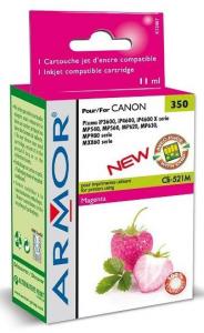 Cartus ARMOR pentru Canon IP3600/IP4600 compatibil cu Canon CLI-521M magenta