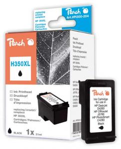 Cartus negru PI300-204 Peach pentru HP HP Deskjet D4260, 21 ml, compatibil CB336EE, H350XL black