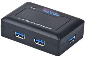 HUB USB 3.0 extern, 4 porturi USB 3.0, Gembird UHB-C344