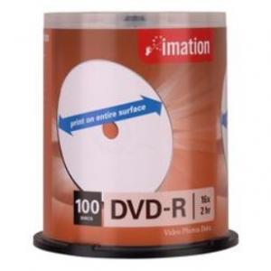 IMATION DVD-R 16X 4.7GB printable Spindle 100 buc