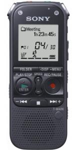 Reportofon digital Sony ICDAX412FS.CE7, 2GB, stereo, slot microSD/MC, LCD, USB, UKW