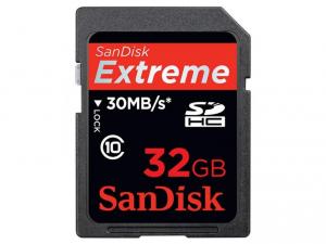 Card memorie SANDISK SD CARD 32GB SDHC EXTREME PRO