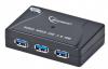 HUB USB 3.0 extern, 4 porturi USB 3.0, cu alimentare, Gembird UHB-C345