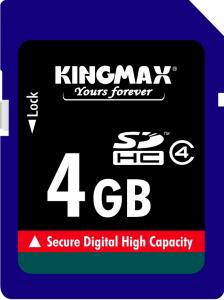 Secure Digital 4GB SDHC CL4  KM-SD4/4G