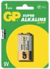 Baterie alcalina 9V, blister 1 bucata, GP (GP1604A-BL1)