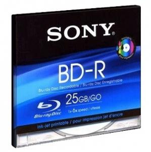 Blu-Ray Disc -R single layer 25GB 6X Velocity