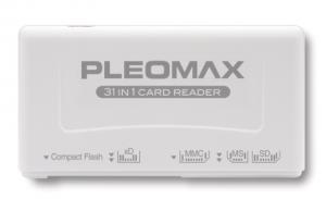 Card reader 31 in 1, USB 2.0, alb Pleomax (CMP-R100W-PLX)