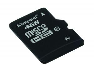 MICRO SECURE DIGITAL CARD 4GB Micro-SD, clasa 10, fara adaptor, Kingston SDC10/4GBSP