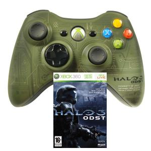 Xbox 360 wireless controller designed for Halo 3 + Halo 3: ODST, TAD-00016, Microsoft
