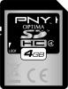 Secure digital card PNY OPTIMA 4GB, SDHC, Class 4, SD4GBHC4OPTSON-EF