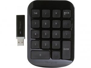 Tastatura numerica wireless, port USB, negru/gri, Targus (AKP11EU)