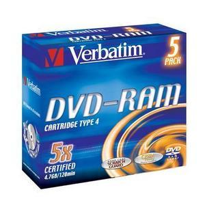 DVD-RAM 5x TYPE 4 4.7GB