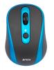 Mouse A4TECH G9-250-4, X FAR Glass Run G9 mouse USB (Black/Blue)