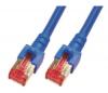 Cablu retea S-FTP Cat6, PIMF, albastru, 3m, fara halogen, Mcab (3263)