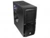 Case midi tower dokker blacx, top-mounted hdd docking