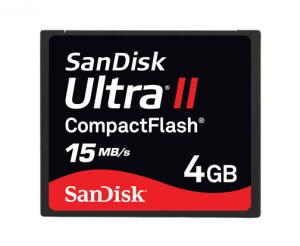 Compact flash 4gb ultra ii