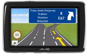 GPS Mio Spirit 670, 2GB + 128MB, 5&quot; Touchscreen, Samsung 6443 400Mhz, SiRFstar III cu InstantFixII, harta Romania
