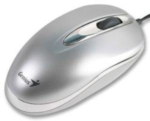 Mouse GENIUS Laser NetScroll + Mini Traveler Silver