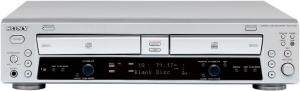 CD Recorder Sony RCD-W100/SJ, MP3, CDR/RW, 96KHz/24bit, argintiu