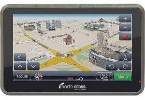 GPS North Cross ES550 HD FE, Touch Screen 5.0&quot; 800x480, 128MB + 4GB, Win CE 6.0, SiRF Atlas 5 533 MHz, FM, BT, harta EU