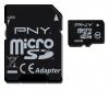 MICRO SD CLASS 10 8GB, adaptor, PNY SDU8GBHC10SON-EF