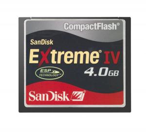 Compact Flash 4GB Extreme IV