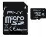 Micro sd class 10 16gb, adaptor, pny