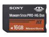 Card memorie SONY Memory Stick PRO-HG Duo HX 16GB MSHX16G3