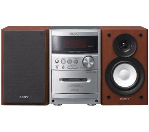 Micro-sistem audio Sony CMT-NEZ50, stereo, CD/MP3 player, casetofon, tuner FM/AM, 50W RMS