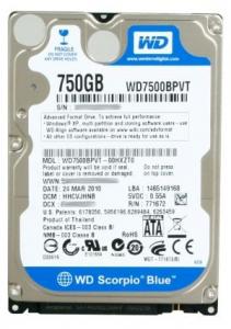 Wd7500bpvt