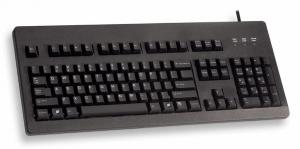 KB Cherry G81-3000LPCRD-2, 104 keys, USB/PS2, layout germana/chirilic, negru