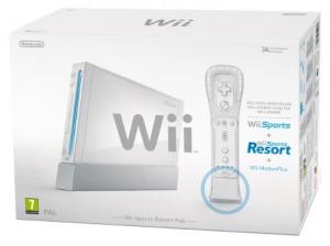 SUPER Wii Family Pack WHITE (contine consola Wii Sports Resort Pak White + 1 Wii Remote Plus White suplimentar)