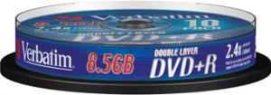 VERBATIM DVD+R 2.4x 8.5GB