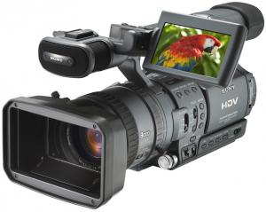SONY Handycam HDR-FX1E, HDV 1080i, 3xCCD 1Mpx, zoom optic 12x, 3.5in LCD hibrid, iLink in/out, 16:9 panoramic, 14bit DXP