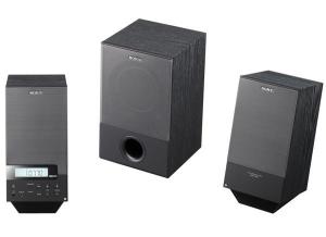 Boxe Sony 2.1 SRS-DF30, 40W (2x10W + 20W), ecranate, tuner AM/FM, lemn