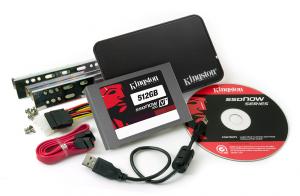 SSDNow V+100 Kingston SVP100S2B/512GR, 512GB, SATA 2, 2.5&quot;, Upgrade Bundle Kit Retail