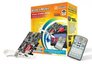 TV Tuner, PCIe, Mpeg 1-2-4, FM, Compro (E300)