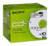 Sony CD-R 48x, 700MB/80min, jewel case, set cu 10buc (10CDQ80D-IP)