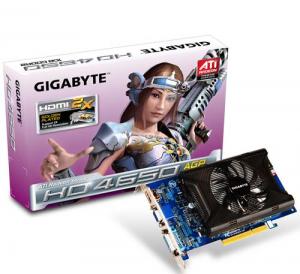 Placa video GIGABYTE ATI Radeon HD 4650 1GB DDR2 GV-R465D2-1GI