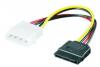 Cablu adaptor alimentare SATA, molex - 1 x SATA, 13cm, (7008020) Mcab