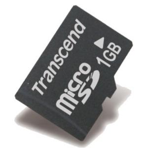 Card memorie transcend microsd 1gb