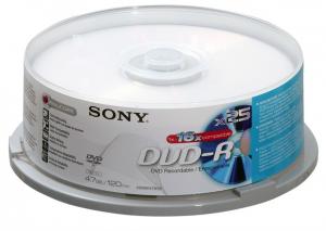 SONY DVD-R 16x 4.7GB spindle 25buc