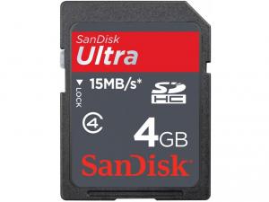 Card memorie SANDISK SD CARD 4GB SDHC Ultra