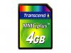 Card memorie transcend secure digital 4gb mmc plus