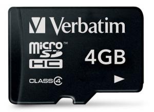 Card memorie VERBATIM MicroSD 4GB