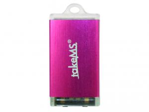 Stick memorie USB TAKEMS Smart 4GB roz