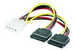 Cablu adaptor alimentare SATA, molex - 2 x SATA, (7008015) Mcab